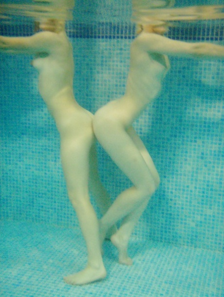 Fuckable teenage girls spending some good time in the pool