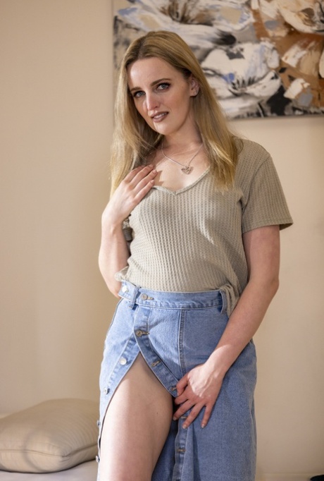 Naughty Australian babe Charlie Forde exposes her hot ass and sweet boobs